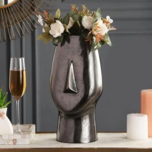 Brass Flat Face Flower Pot