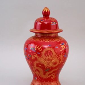 Golden Touch Dragon Jar